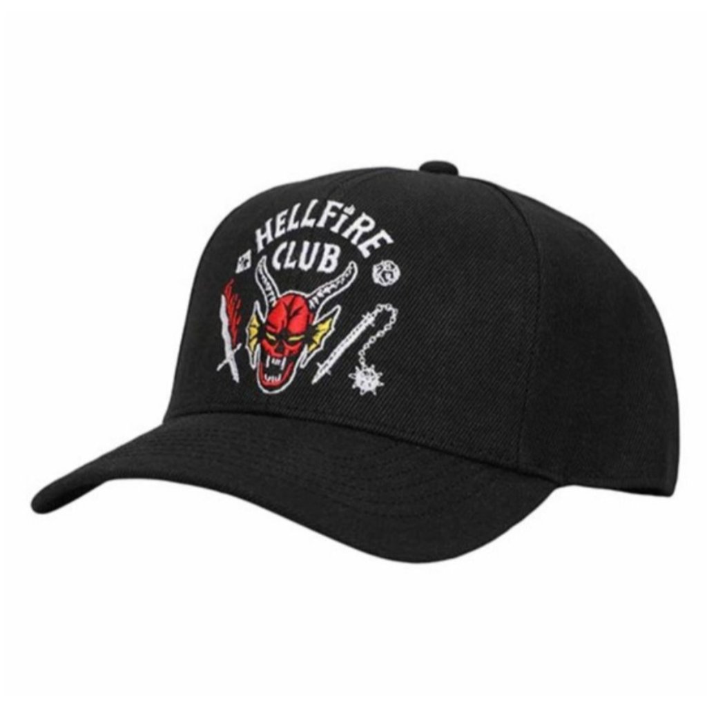Stranger Things Hellfire Club Snapback Baseball Cap Hat New